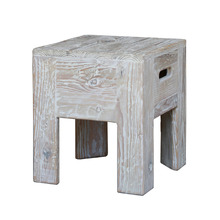 Caelan Recycled Pine Wood Stool