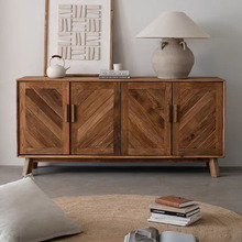 Sinclair 4 Door Recycled Pine Wood Sideboard