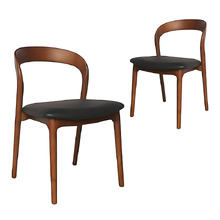 Montrose Ash Wood Dining Chairs (Set of 2)