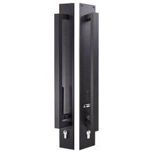 Omni 450mm Back to Back Double Cylinder Entrance Pull Handle Lock Set