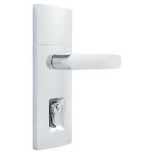 Neue Contour Double Cylinder Lever Entrance Lock Set