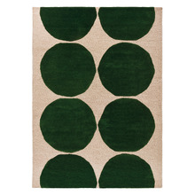 Green Isot Kivet Hand-Tufted Pure New Wool Rug