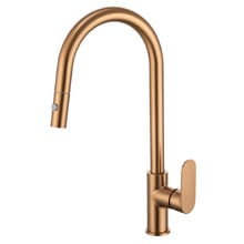 Saffron Gooseneck Pull-Out Kitchen Sink Mixer