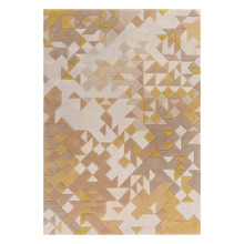 Gold Enigma Hand-Tufted Wool-Blend Rug