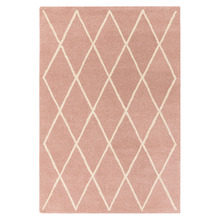 Pink Albany Diamond Hand-Tufted Wool Rug