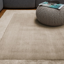Sand Ascot Hand-Woven Wool & Viscose Rug