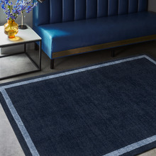 Navy Albi Hand-Tufted Wool Rug