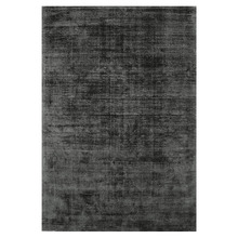 Charcoal Blade Hand-Woven Viscose Rug