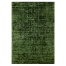 Green Blade Hand-Woven Viscose Rug