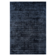 Navy Blade Hand-Woven Viscose Rug