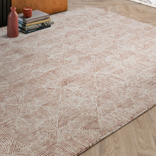 Terracotta Camden Hand-Tufted Wool & Rayon Rug