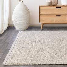 Ivory Elm Hand-Woven Wool & Viscose Rug