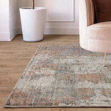 Coral Gatsby Hand-Woven Viscose Rug
