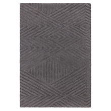 Charcoal Hague Chevron Hand-Tufted Wool Rug