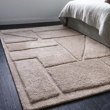 Sand Horizon Geometric Rug