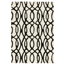White Matrix Wire Hand-Tufted Wool Rug