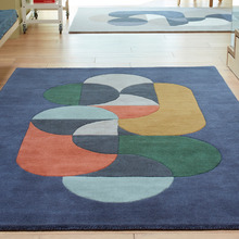 Multicolour Matrix Statement Hand-Tufted Wool Rug