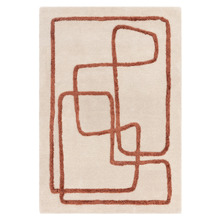 Copper Matrix Infinity Hand-Tufted Wool & Viscose Rug