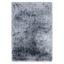 Blue Plush Hand-Woven Rug