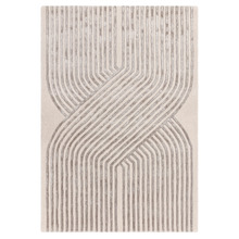 Ivory Matrix Solstice Hand-Tufted Wool & Viscose Rug
