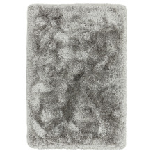 Silver Plush Hand-Woven Rug