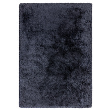 Navy Plush Hand-Woven Rug