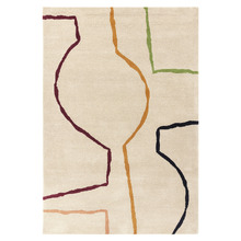 Reef Linear Hand-Tufted Wool Rug