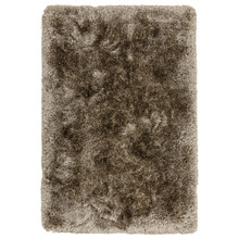 Taupe Plush Hand-Woven Rug
