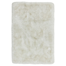 White Plush Hand-Woven Rug