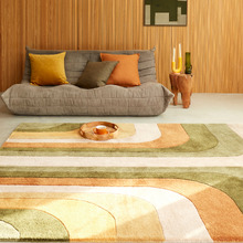 Green Romy Retro Hand-Tufted Indoor/Outdoor Rug