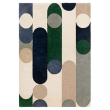 Navy Romy Morse Hand-Tufted Indoor/Outdoor Rug