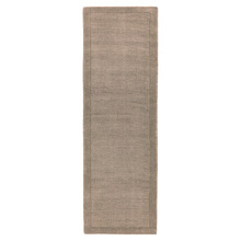 Taupe York Hand-Woven Wool Runner