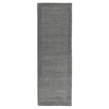 Grey York Hand-Woven Wool Runner