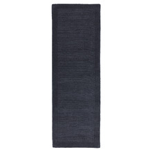 Navy York Hand-Woven Wool Runner