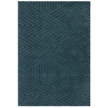 Teal Hague Chevron Hand-Tufted Wool Rug