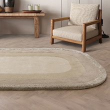 Calico Halo Hand-Tufted Wool & Viscose Oval Rug