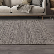 Charcoal Larson Hand-Tufted Wool Rug