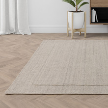 Ivory Larson Hand-Tufted Wool Rug