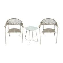 2 Seater Harvey Outdoor Coffee Table & Chair Set