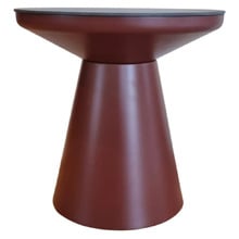 Burgundy Nina Outdoor Side Table