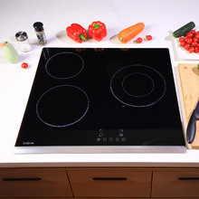 Linarie 60cm Black Ceramic 3 Zone Induction Cooktop