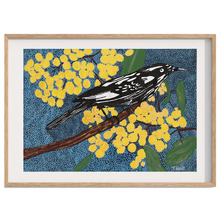 Wattleseed Dreaming Framed Paper Print Wall Art