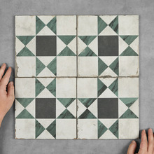 Isabella Matt Cross Porcelain Tile