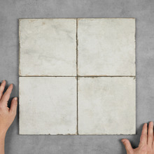 Isabella White Matt Square Porcelain Tile