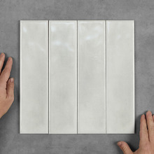 Corfu Gloss White Subway Ceramic Tile