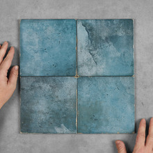 Nova Matt Turquoise Square Porcelain Tile