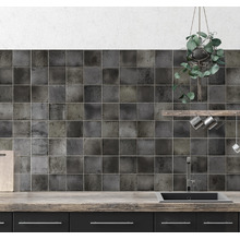 Amelia Carbon Square Ceramic Tile