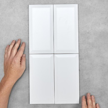 Camden Gloss White Subway Ceramic Tile