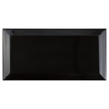 Camden Gloss Black Subway Ceramic Tile
