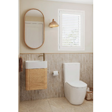 Teemo Matt Flute Travertine Look Porcelain Tile